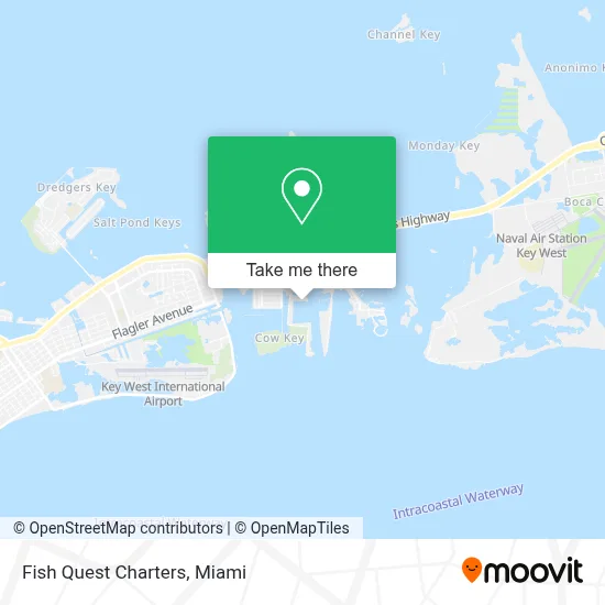 Fish Quest Charters map