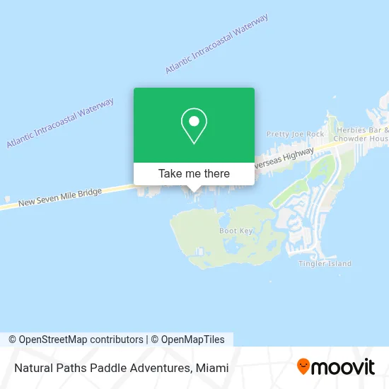 Natural Paths Paddle Adventures map