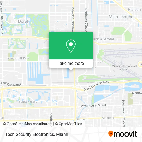 Tech Security Electronics map