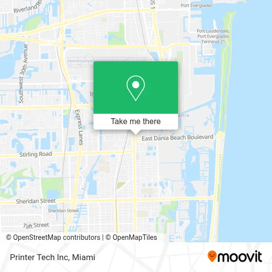 Printer Tech Inc map