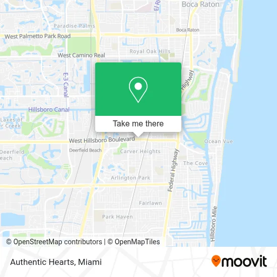 Authentic Hearts map