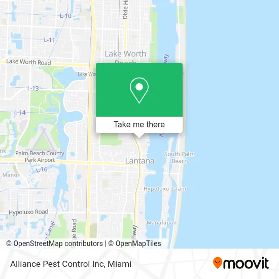 Alliance Pest Control Inc map