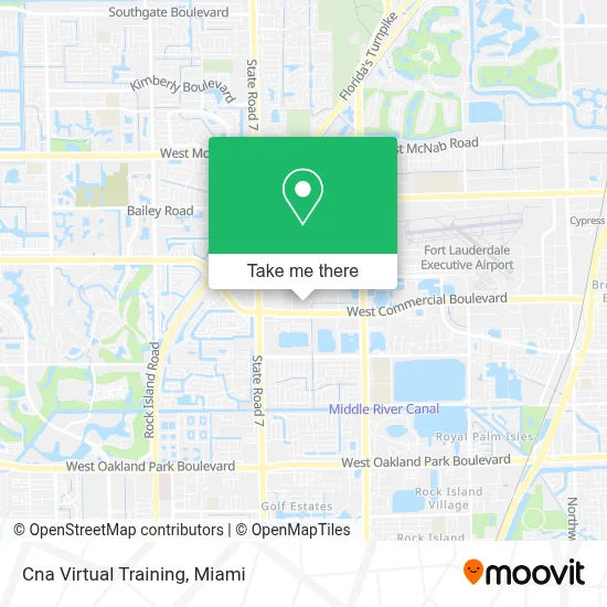 Cna Virtual Training map
