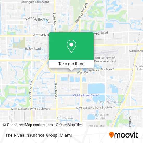 The Rivas Insurance Group map