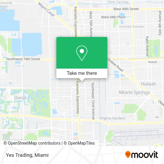 Yes Trading map