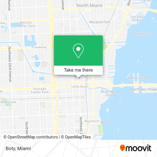 Boty map