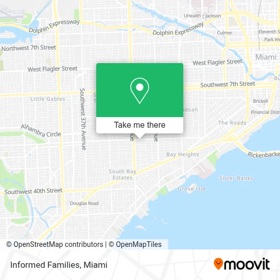 Informed Families map