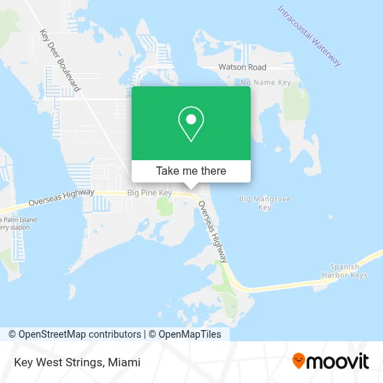 Key West Strings map