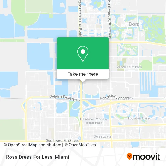 Ross Dress For Less map