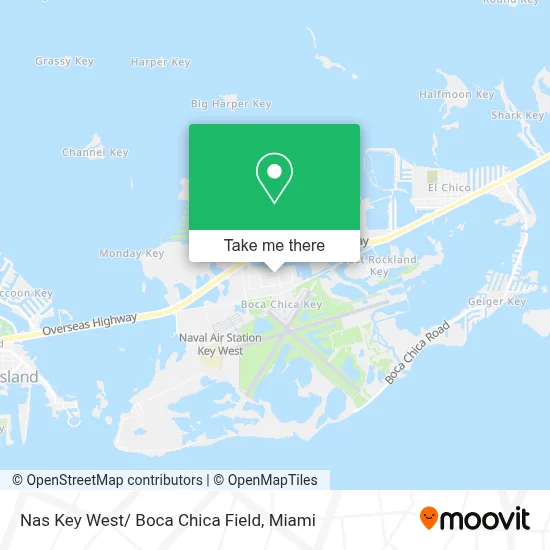 Nas Key West/ Boca Chica Field map