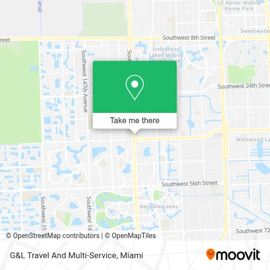 G&L Travel And Multi-Service map