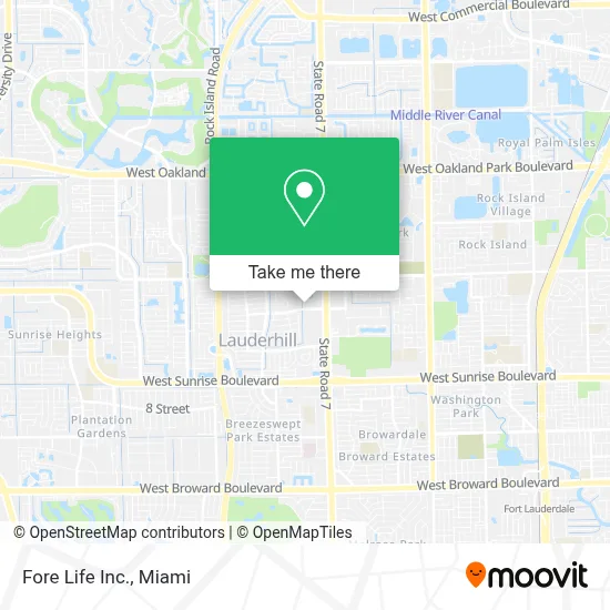 Fore Life Inc. map
