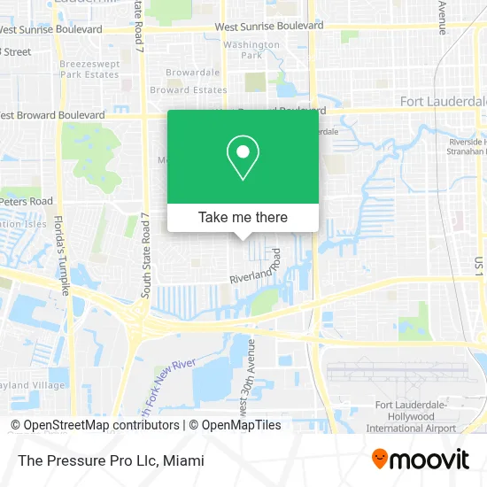 The Pressure Pro Llc map