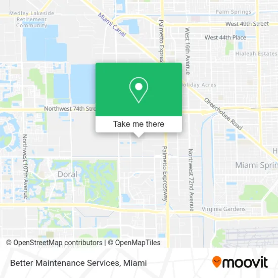 Better Maintenance Services map