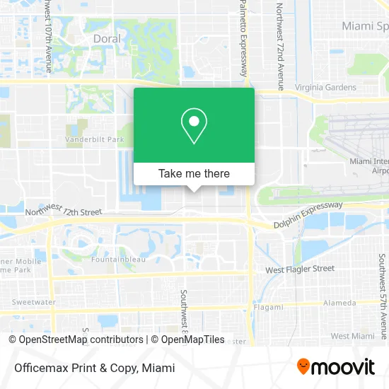 Officemax Print & Copy map