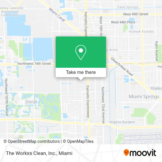 The Workss Clean, Inc. map