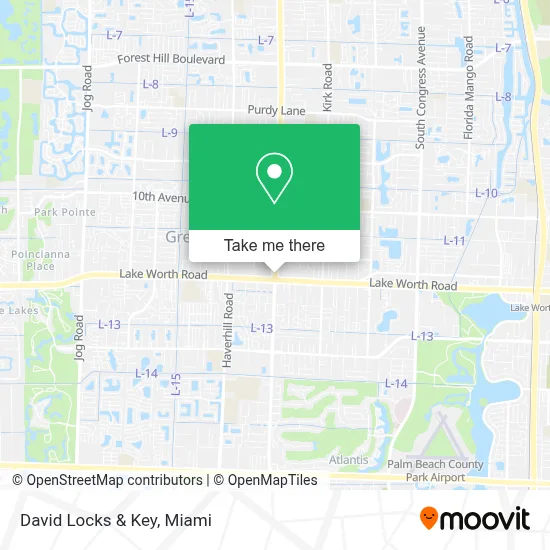 David Locks & Key map