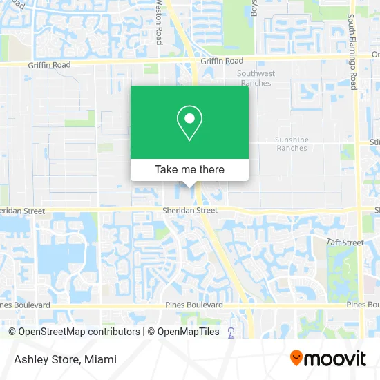 Ashley Store map