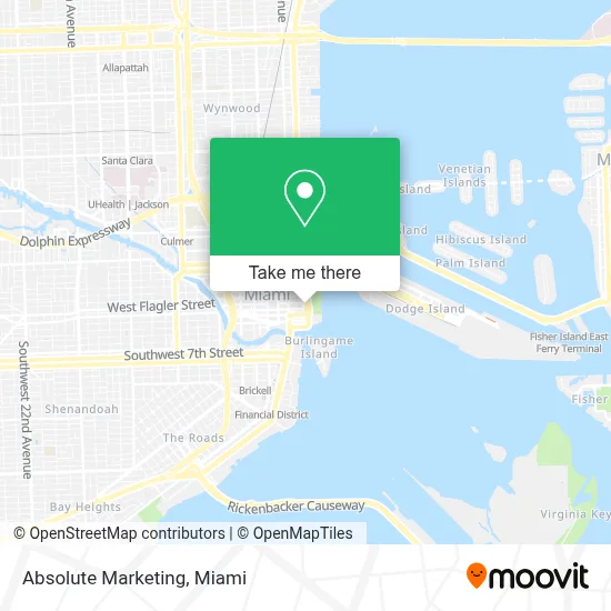 Absolute Marketing map