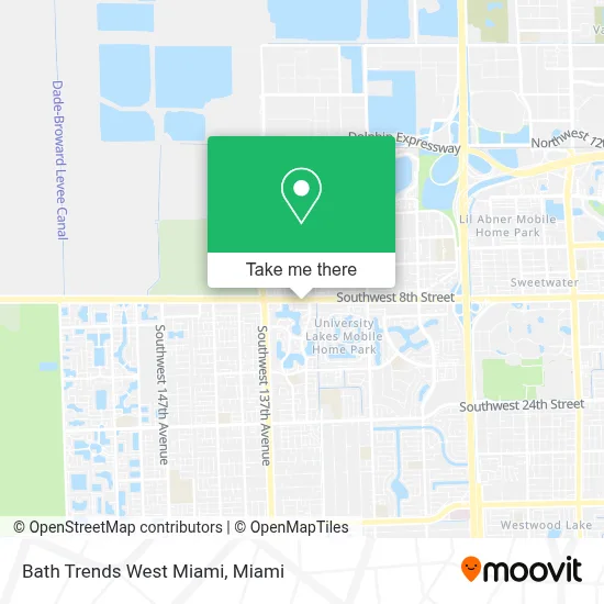 Bath Trends West Miami map