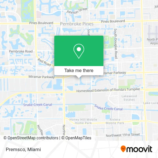 Premsco map