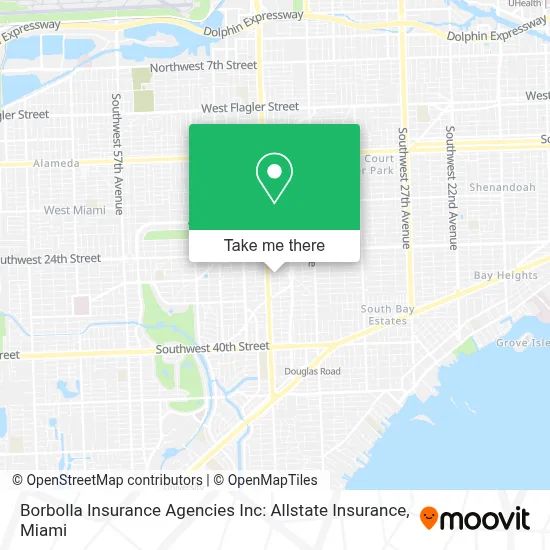 Borbolla Insurance Agencies Inc: Allstate Insurance map