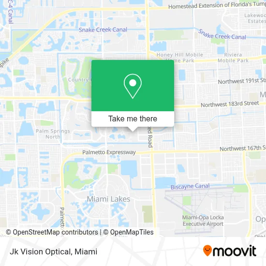 Jk Vision Optical map