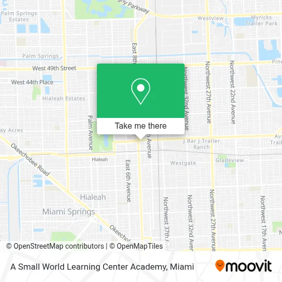 A Small World Learning Center Academy map