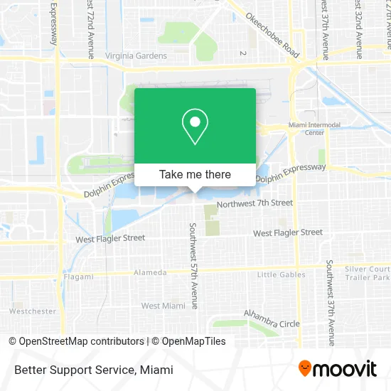 Better Support Service map