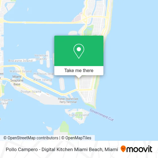 Pollo Campero - Digital Kitchen Miami Beach map