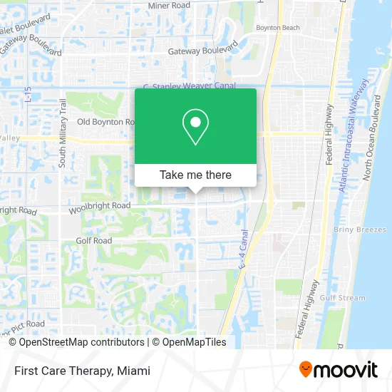 First Care Therapy map