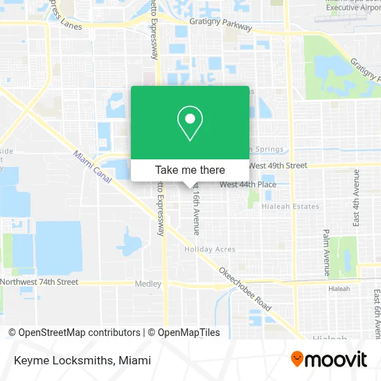 Keyme Locksmiths map