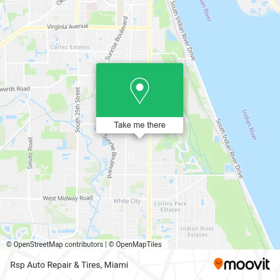 Mapa de Rsp Auto Repair & Tires
