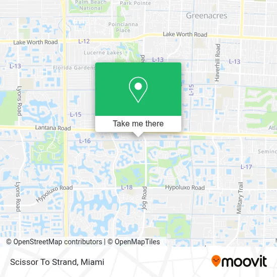 Scissor To Strand map