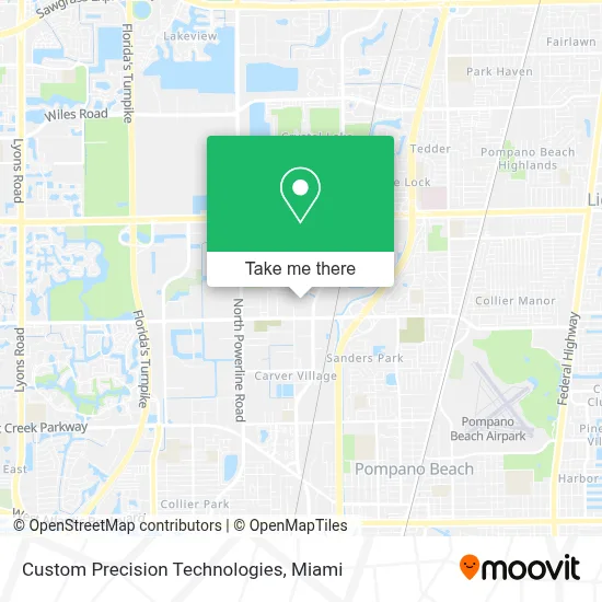 Custom Precision Technologies map