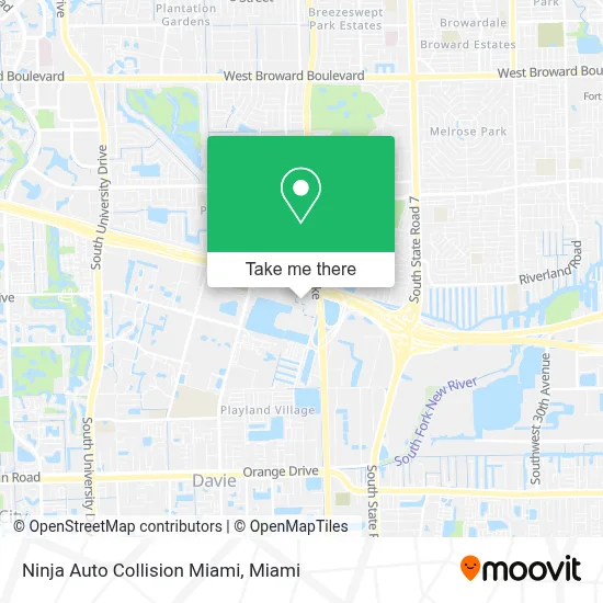 Ninja Auto Collision Miami map