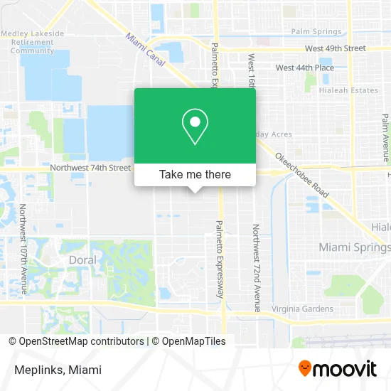 Meplinks map