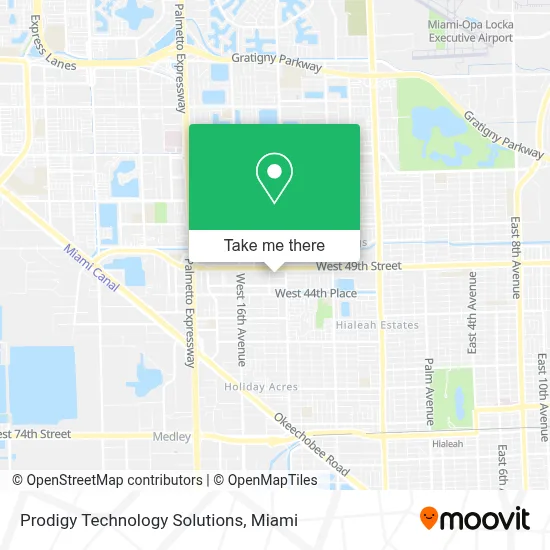 Prodigy Technology Solutions map