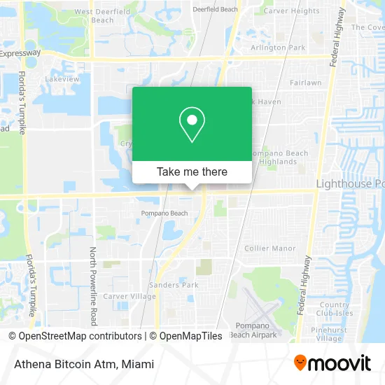 Athena Bitcoin Atm map