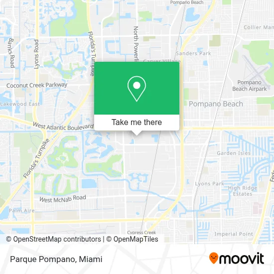 Parque Pompano map
