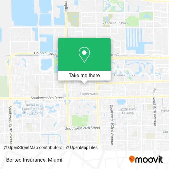 Bortec Insurance map