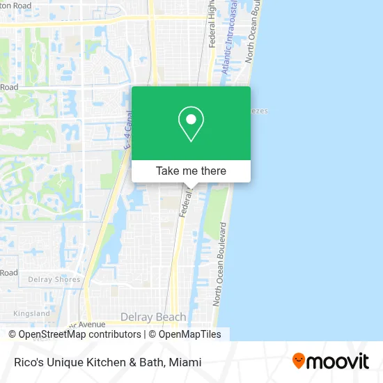 Rico's Unique Kitchen & Bath map