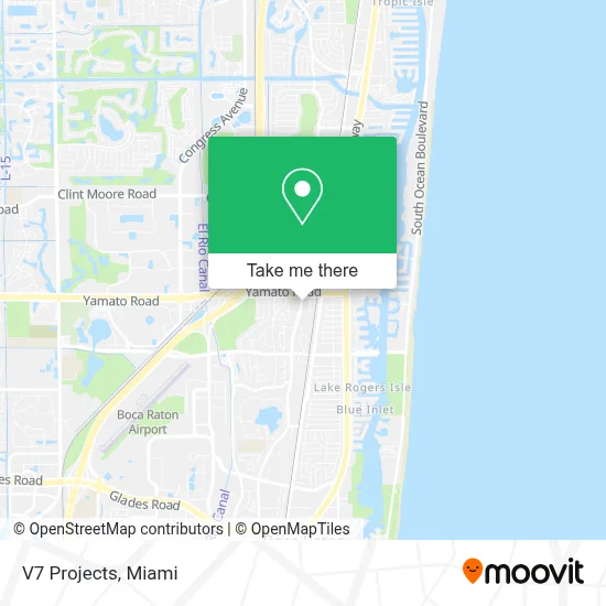 V7 Projects map