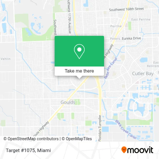 Target #1075 map