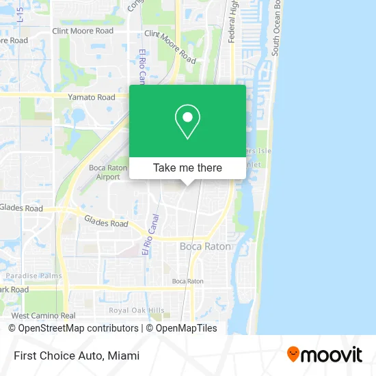 First Choice Auto map
