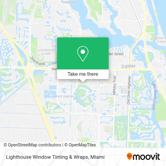 Lighthouse Window Tinting & Wraps map