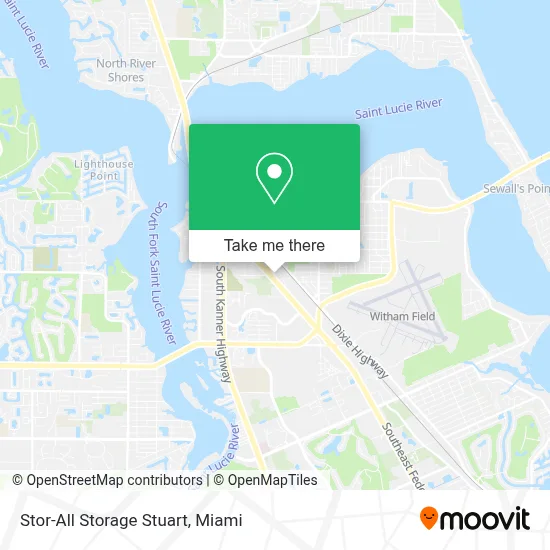 Stor-All Storage Stuart map