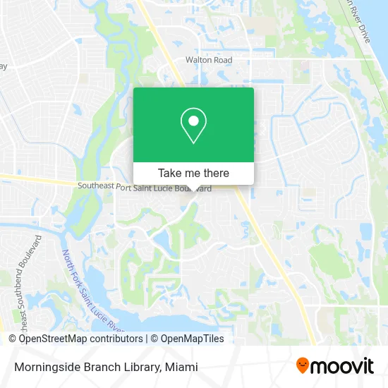 Morningside Branch Library map