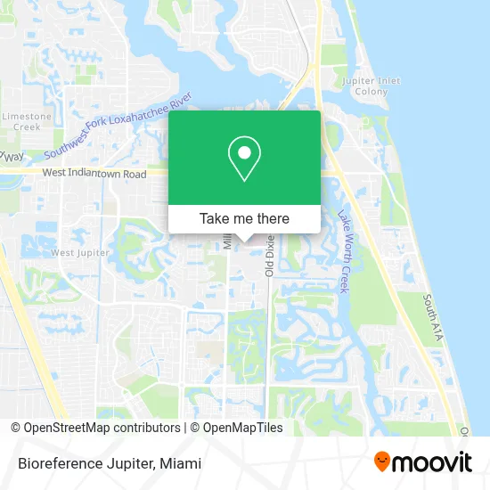 Bioreference Jupiter map
