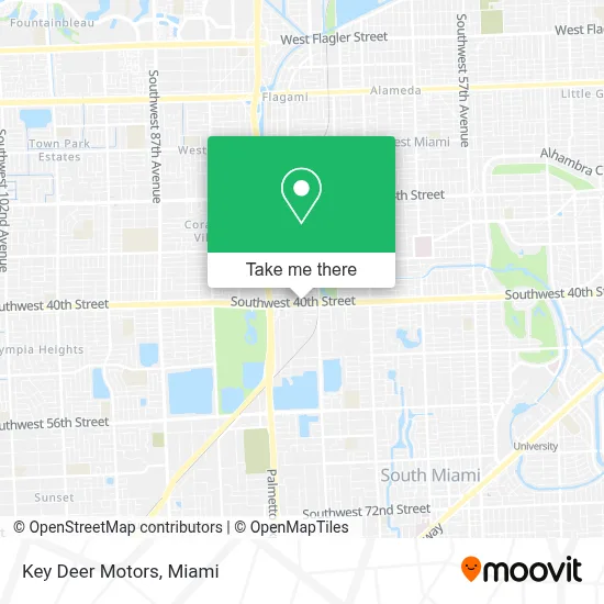 Key Deer Motors map